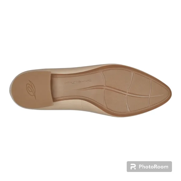 NIB Easy Spirit Caldise Leather Low Heel Dress Shoes in Natural Women's 7 WIDE - Picture 6 of 7